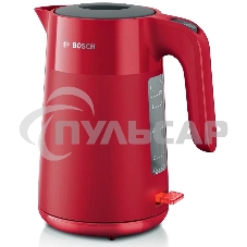 Чайник электрический Bosch TWK 2M164, 1.7л, красный Чайник электрический Bosch TWK 2M164, 1.7л, красный