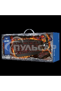 Игровой комплект SVEN GS-4300 клавиатура+мышь+гарнитура+коврик