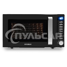 Микроволновая печь Hyundai HYM-D3034 черный/хром 20л 700Вт кнопки, поворотный механизм