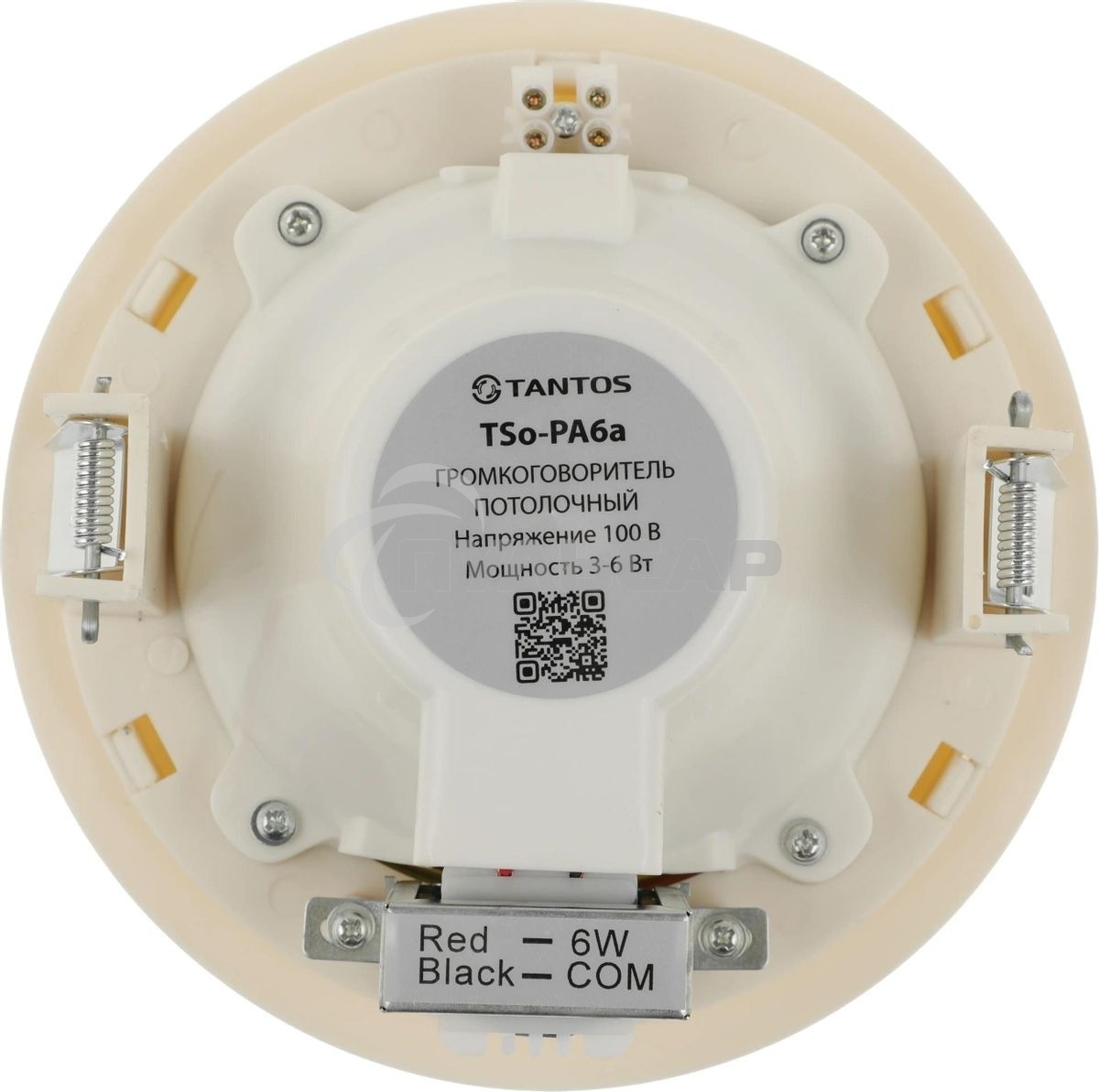 Громкоговоритель Tantos TSo-PA6a потолочный 6Вт белый (00-00026409)