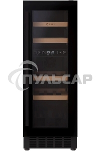 Винный шкаф LEX LWD3017BL dual zone 1-нокамерн. черный