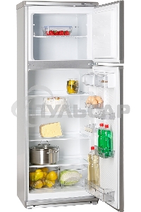 Холодильник Atlant МХМ-2835-08 серебристый двухкамерный 202/70л морозилка сверху