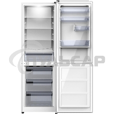 Холодильник Hyundai CC30031 белый двухкамерный 194/102л морозилка снизу ручное размораживание