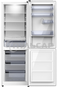 Холодильник Hyundai CC30031 белый двухкамерный 194/102л морозилка снизу ручное размораживание