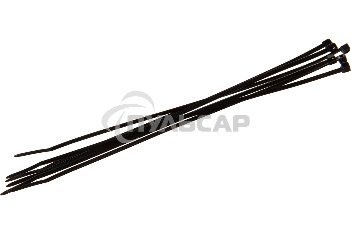 Хомут-стяжка кабельная нейлоновая Rexant 200 x2,5 мм, черная, упаковка 100 шт.