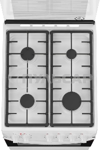 Плита комбинированная Darina 1D1 КМ 241 311 W белый/черный, конфорок 4 шт, духовка 50 л, 50 см x 85 см x 60 см