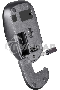 Мышь беспроводная Defender Wave MM-995 черный, 1600 dpi, радиоканал, USB, кнопки - 4