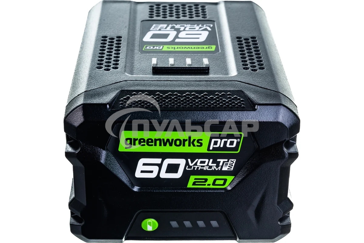 Аккумулятор GREENWORKS G60B2 (2918307)60В 2А·ч литий-ионный