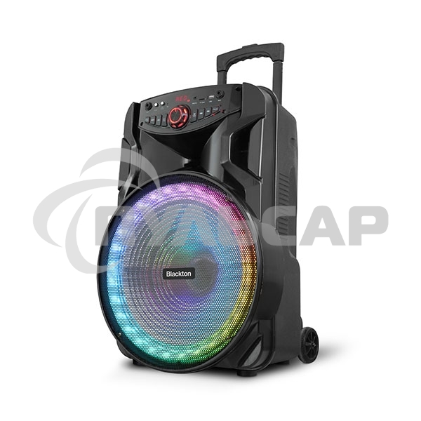 Портативная акустика Blackton Bt PBS2115 черный Мощность RMS 40 Вт Bluetooth