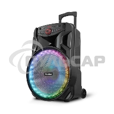 Портативная акустика Blackton Bt PBS2115 черный Мощность RMS 40 Вт Bluetooth