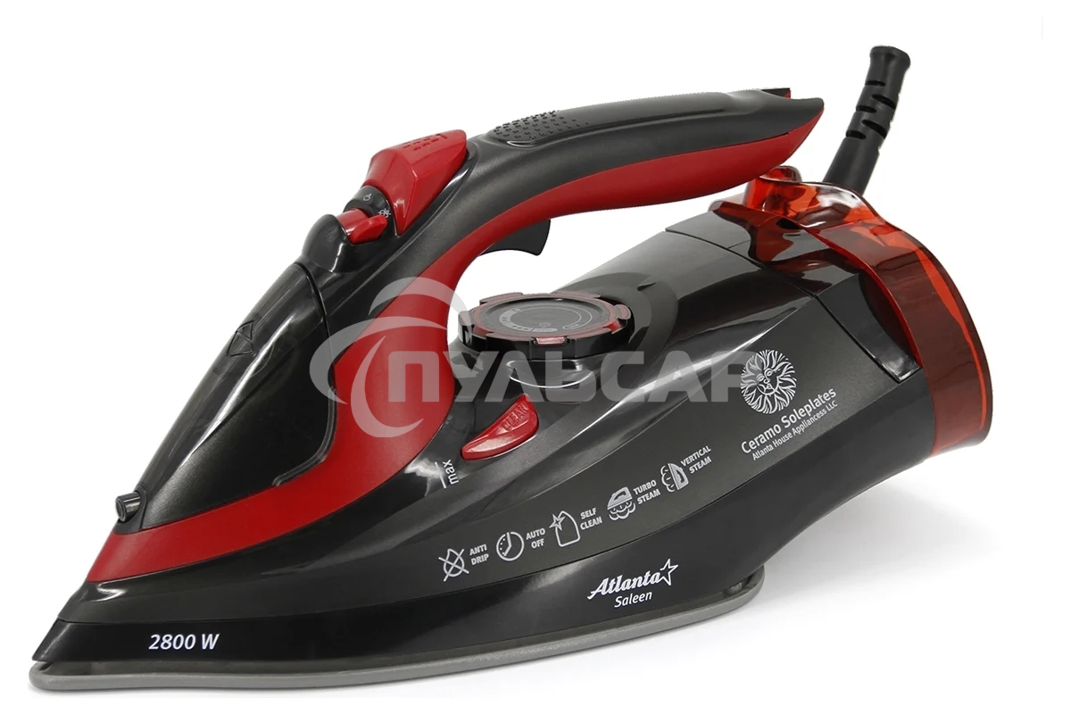 Утюг Atlanta ATH-5579 черный с пароувлажнением