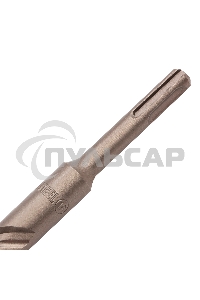 Бур по бетону Denzel двойная спираль, Cobalt W-tip, 18x260 мм, SDS PLUS