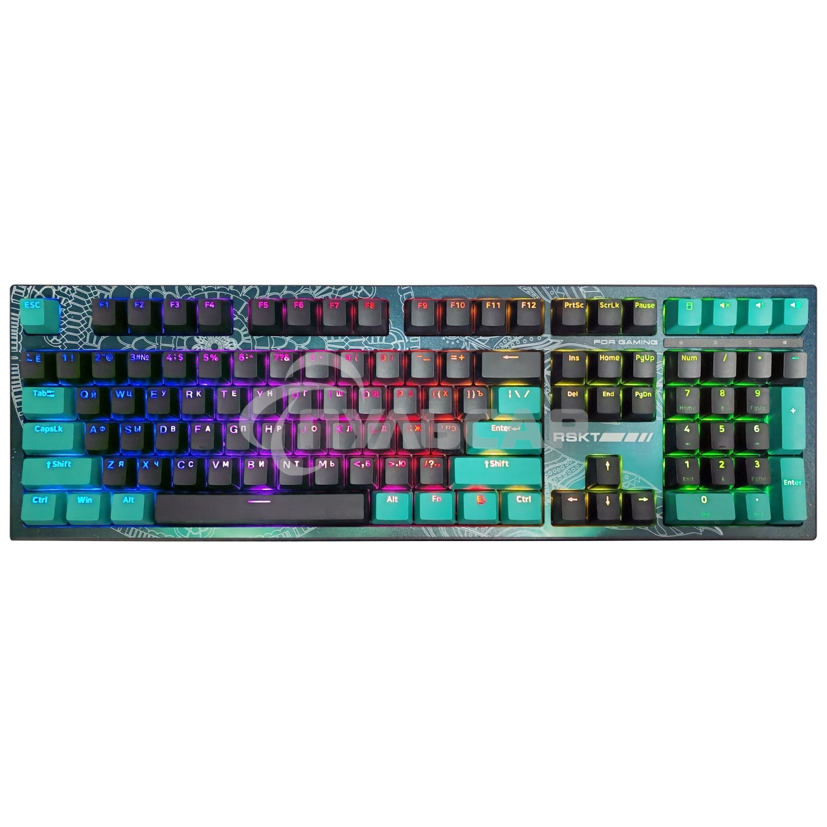 Клавиатура проводная Raskat KM002 UV GRAY