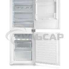 Встраиваемый холодильник Hyundai HBR 1771 2-хкамерн. белый