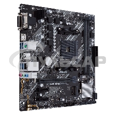 Материнская плата ASUS PRIME B450M-K II, Socket AM4, AMD B450, 2xDDR4, 4xSATA, 1xM.2, 1xPCIe 3.0 x16, 2xPCIe x1, 1xDVI-D, 1xHDMI, 1xVGA, 1x 1Gb LAN, 4xUSB-A 3.2 Gen 1, 2xUSB-A 2.0, 3x3.5 мм, 7.1, mATX