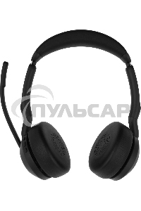 Гарнитура беспроводная Jabra Evolve2 55 Link380c MS Stereo, черный