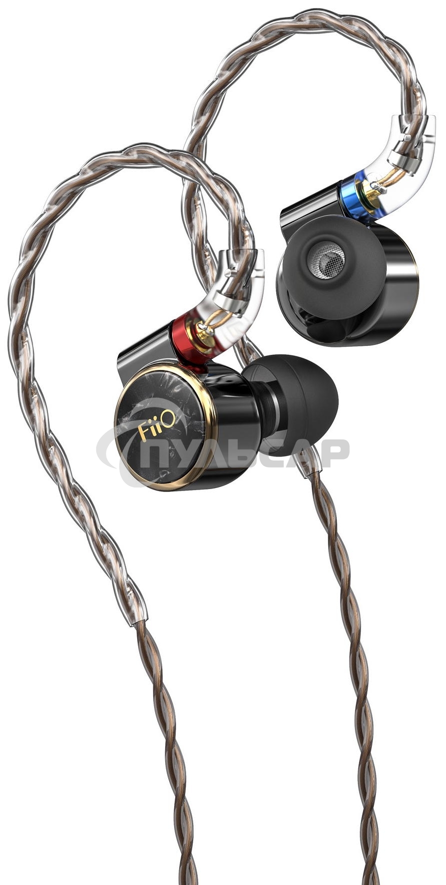 Наушники вкладыши Fiio FD3 1.2м черный/медный проводные в ушной раковине