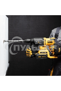 Бур по бетону Denzel двойная спираль, Cobalt W-tip, 18x260 мм, SDS PLUS