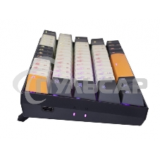 Клавиатура беспроводная Redragon Caraxes Pro, USB, Bluetooth/Радиоканал, черный