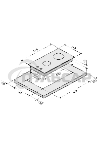 Газовая варочная панель Krona HAGEL 30 WH независимая, белый