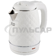 Чайник электрический HOMESTAR HS-1007 1,7 л, 1500 Вт, белый