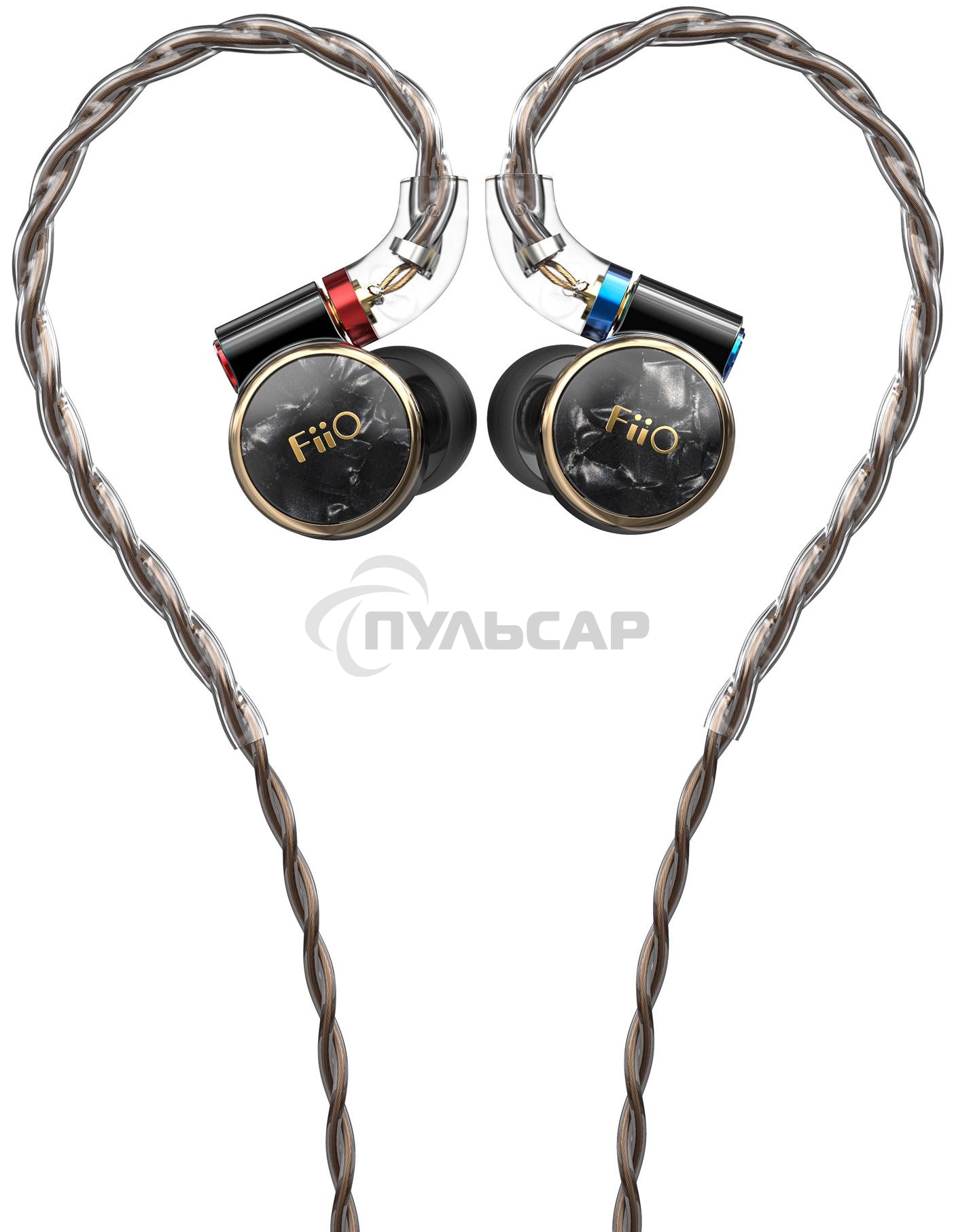 Наушники вкладыши Fiio FD3 1.2м черный/медный проводные в ушной раковине