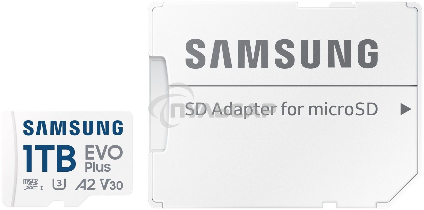 Флеш карта Samsung EVO Plus MicroSDXC MB-MC1T0SA/KR 1Tb A2 U3 V30 +SD Adapter