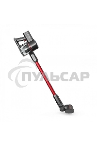 Пылесос вертикальный BQ VCA1000W красный, питание от аккумулятора, 160 Вт, уборка сухая, пылесборник 0.5 л, работа от АКБ max 50 мин