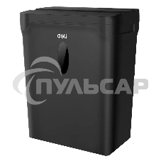 Шредер Deli ET015 черный (секр.P-4) фрагменты 5лист. 10лтр. пл.карты