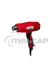 Фен технический ЗУБР ФТ-2000насадки 3 шт, 2 режима: 350/650град, 350/550л/мин, 2000Вт