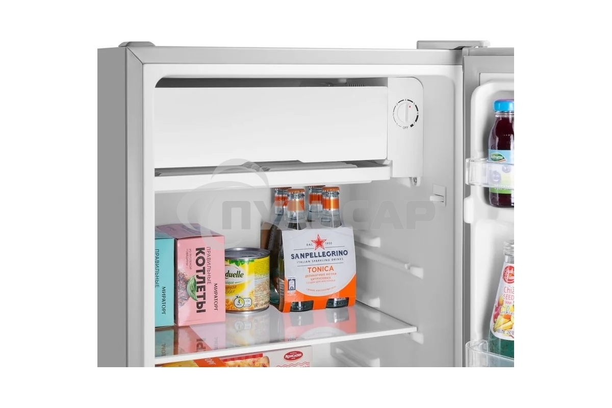 Холодильник Maunfeld MFF83SL серебристый мат. однокамерный 85л