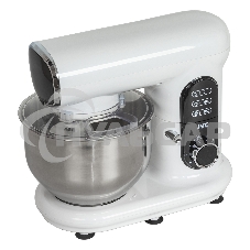 Миксер планетарный JVC JK-MX515 белый, 5 л, 1000 Вт