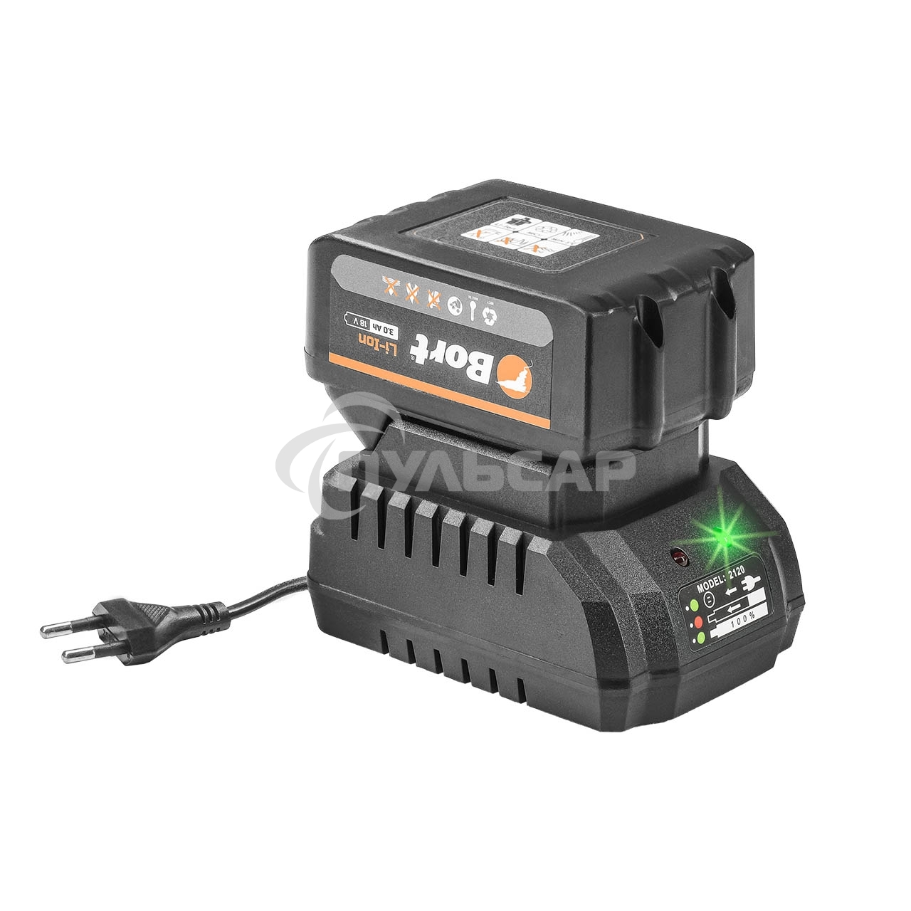 Пила циркулярная аккумуляторная Bort BHK-21Li-185 (2*3,0 А·ч + ЗУ)