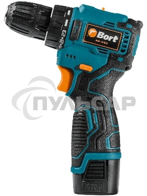 Дрель-шуруповерт Bort BAB-16-BLK, Аккумуляторная, 16,8В, 2 АКБ