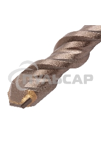 Бур по бетону Denzel двойная спираль, Cobalt W-tip, 18x260 мм, SDS PLUS