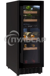 Винный шкаф LEX LWD3017BL dual zone 1-нокамерн. черный