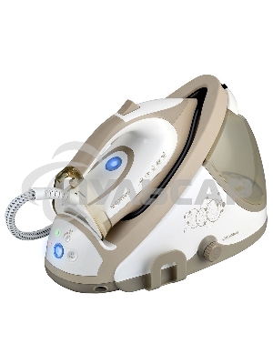 Парогенератор электрический Endever Delta-400, белый/бежевый, мощность 2600 Вт, пост. подача пара 140 г/мин, макс. паровой удар до 400 г/мин