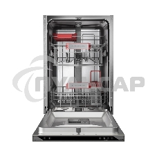 Встраиваемая посудомоечная машина Kuppersberg, High-Tech, 45 см, 10 комплектов, 3 корзины, 7 программ, конденсационная сушка, автоматическое открывание двери, LED подсветка, кнопочное управление, энергоэффективность А+++