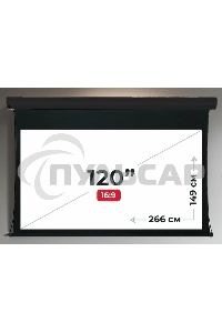 Экран для проектора S'OK Apollo SGPSMT-266x149A бокового натяжения, звукопрозрачный, белый к