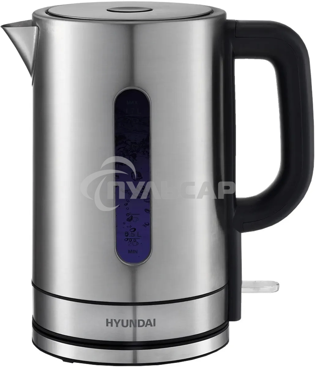 Чайник электрический Hyundai HYK-S2506 1.7л. 2200Вт серебристый (корпус: металл)