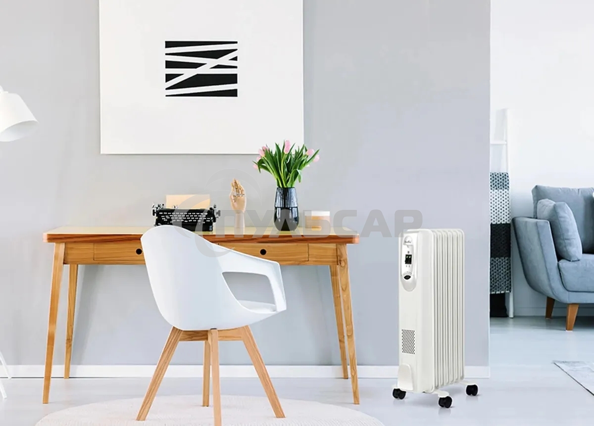 Обогреватель масляный Ballu Comfort BOH/CM-07WDN (7 секций) белый, 1500 Вт, 20 м2, термостат