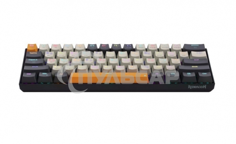 Клавиатура беспроводная Redragon Caraxes Pro, USB, Bluetooth/Радиоканал, черный