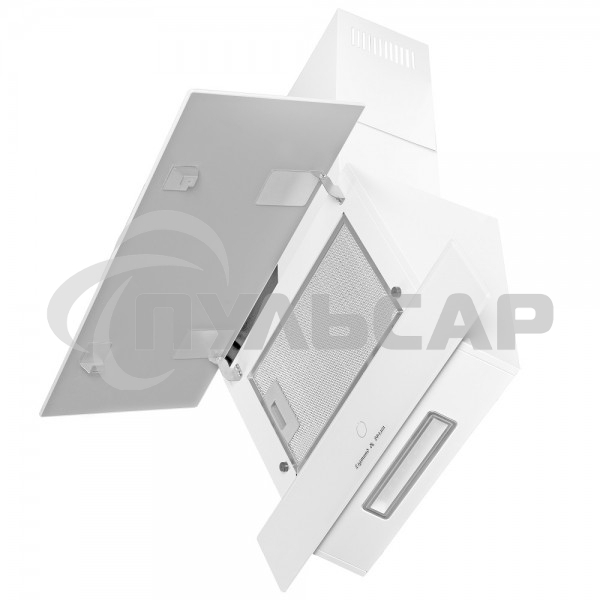 Вытяжка каминная Zigmund & Shtain K 151.6 W белый, 60 см, 650 куб. м/ч, 55 дБ