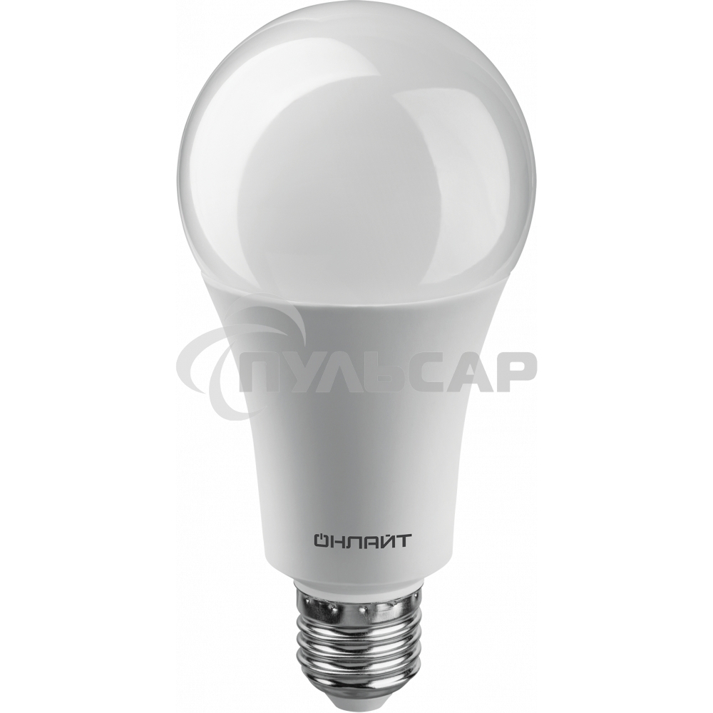 Лампа светодиодная ОНЛАЙТ 61955 OLL-A60-25-230-6.5K-E27