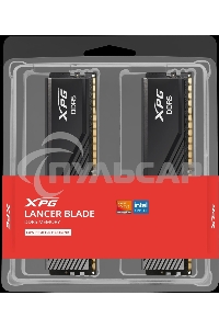 Оперативная память XPG Lancer Blade, DDR5, 32Gb (2x16 Gb), 6000 MHz, CL36, радиатор, черный