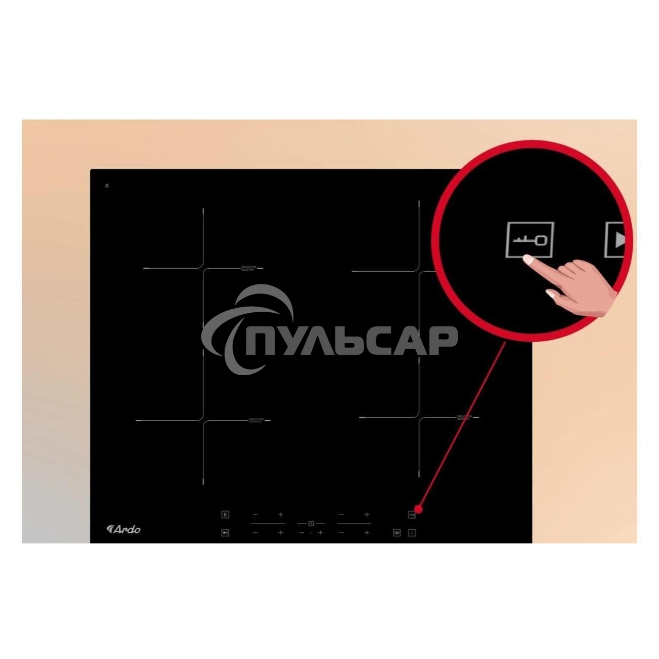 Индукционная варочная панель ARDO IM64BT2