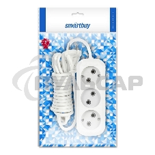 Удлинитель Smartbuy (SBE-10-3-10-N ) 3 гнз х 10 м (10А/2.2кВт, ПВС 2х1.0)