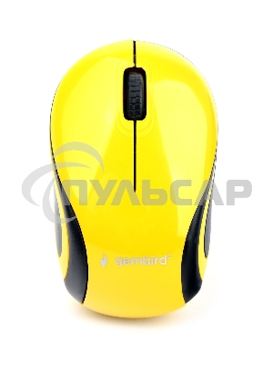 Мышь беспроводная Gembird MUSW-615 желтый, 1200 dpi, радиоканал, USB, кнопки - 3