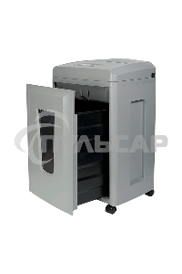 Шредер Heleos УП26-7 серый (секр.P-7) фрагменты 5лист. 26лтр. пл.карты CD