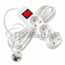 Сетевой фильтр СТАРТ  С/УД-Ф SP 3x5 ZVS белый-- 20,  серия BASIC